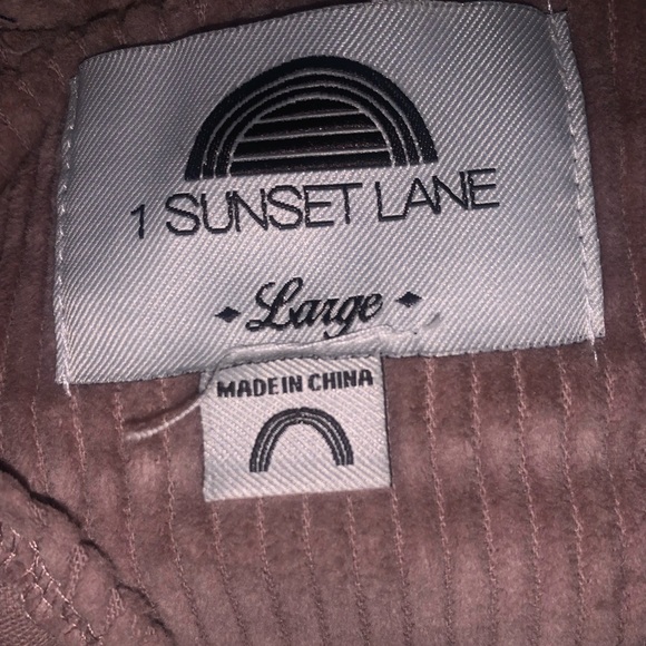 Fashion Nova Dusty Rose Mauve Pink Corduroy Button Up Jacket - Picture 9 of 10